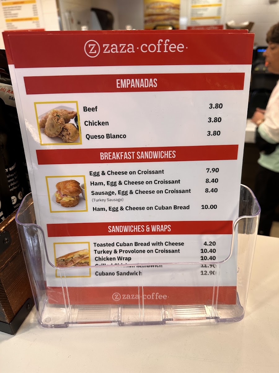 Zaza To Go Menu - Image 2
