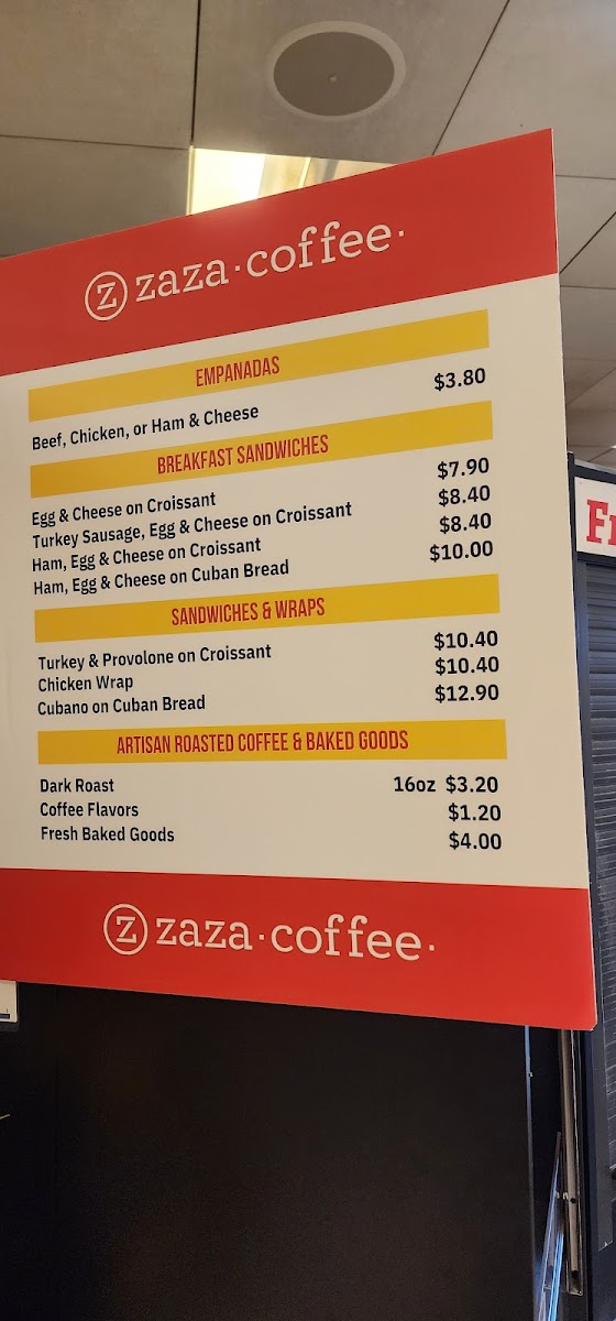 Zaza To Go Menu - Image 3
